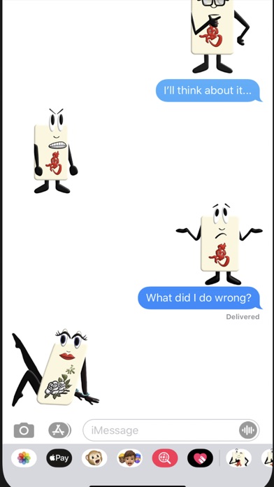 Mahjongg Mojis Stickers Screenshot