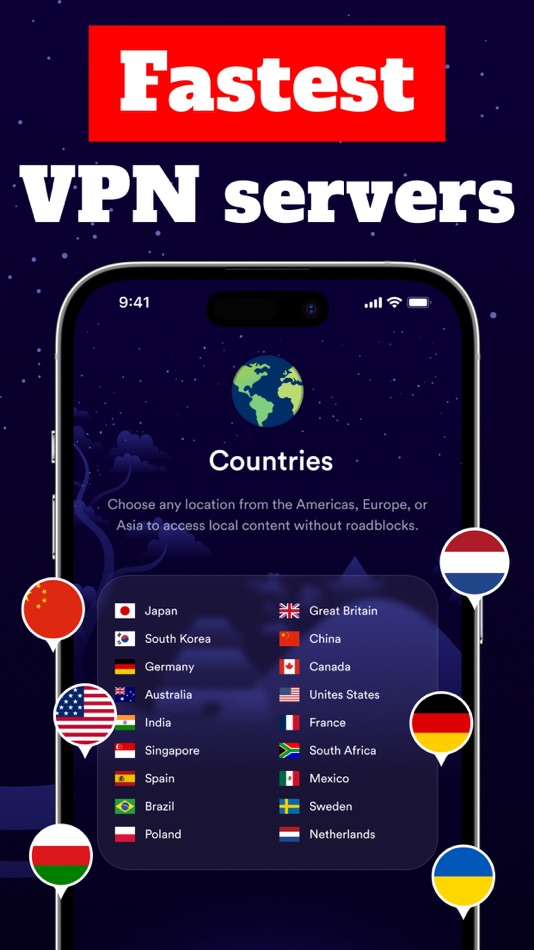 #3. VPN iNinja - Fast & Unlimited (iOS) 由: iNinja VPN