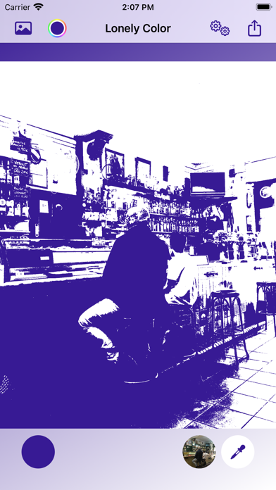 LONELY COLOR - Camera & Filter Screenshot