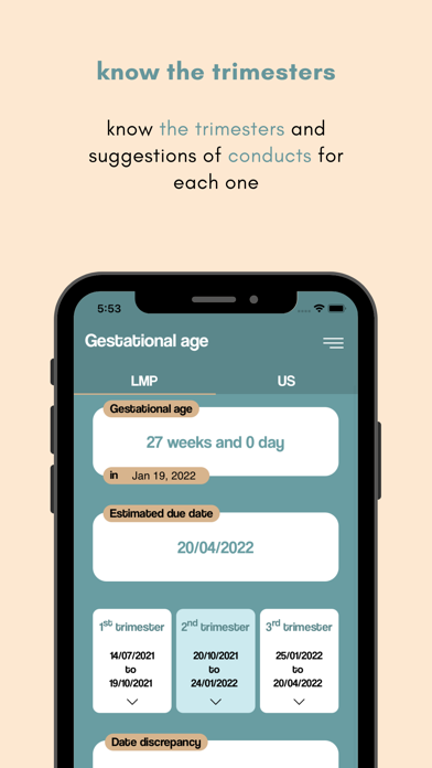 Pregnancy dating Screenshot