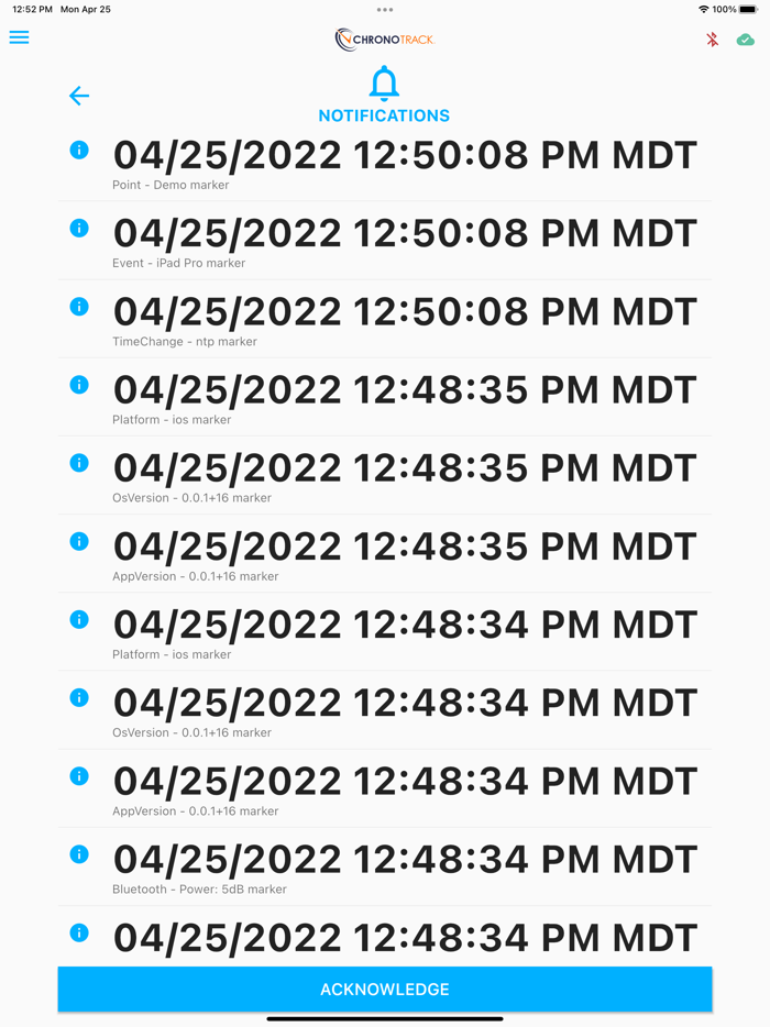 ChronoTrack MobileTrack