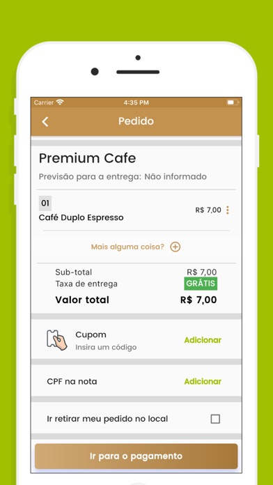 Premium Café Screenshot