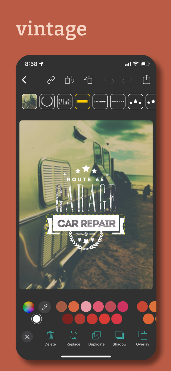 Logo Maker  Vintage Creator