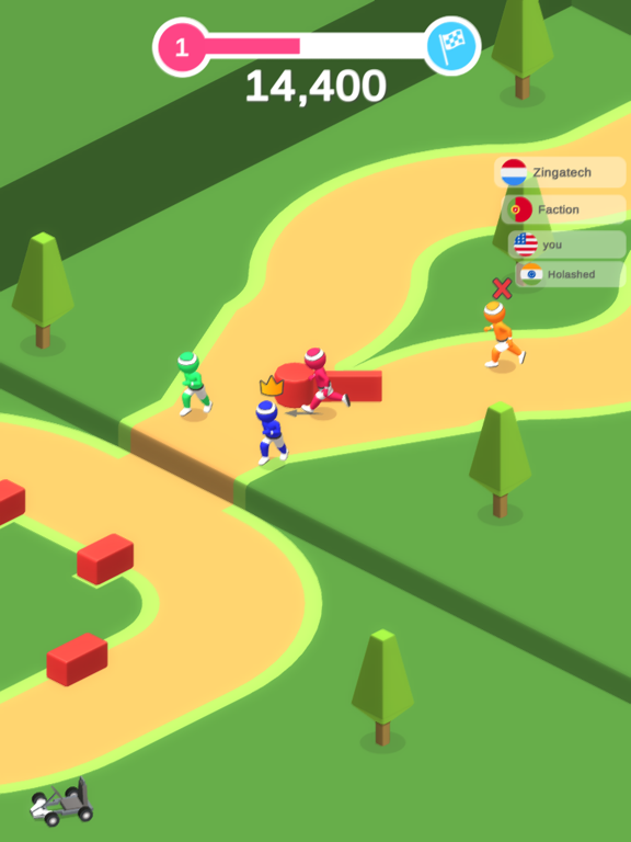 partyRun.io 2 iPad screenshot