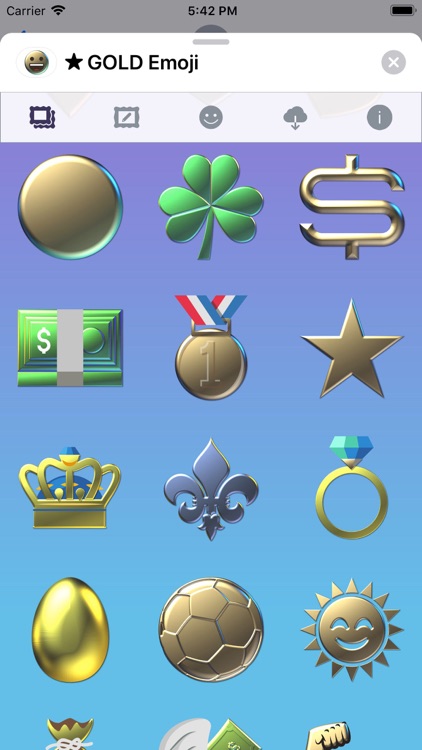 GOLD Emoji • Stickers screenshot-9