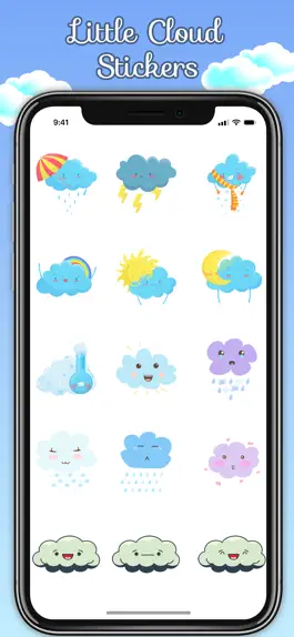 Game screenshot Little Cloud Stickers hack