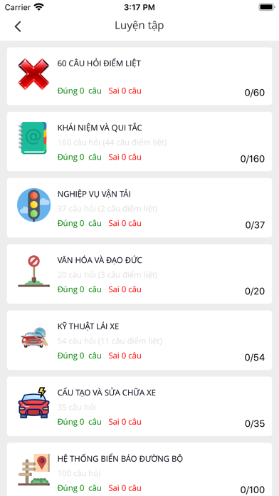 Screenshot #3 pour Thi Sát hạch lái xe 600 câu