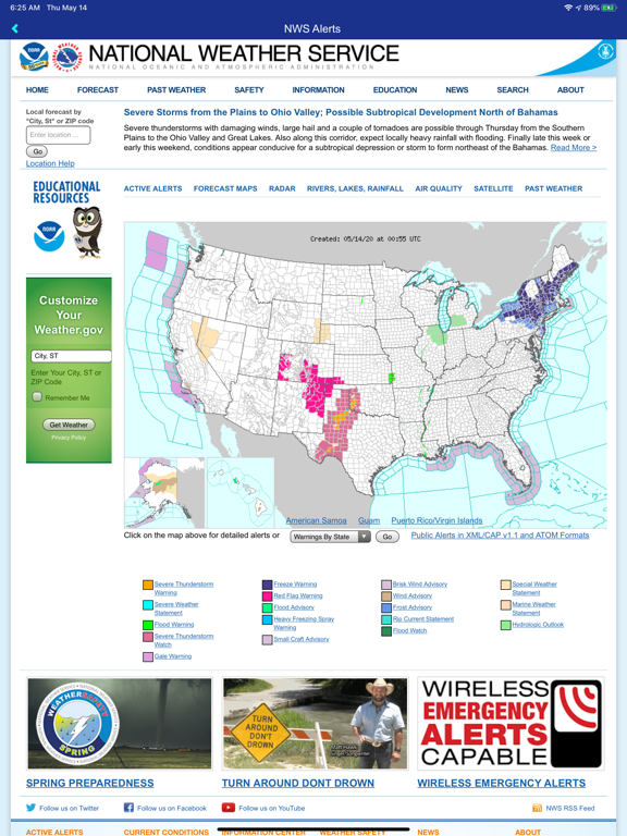 Screenshot #6 pour Mike's Weather Page
