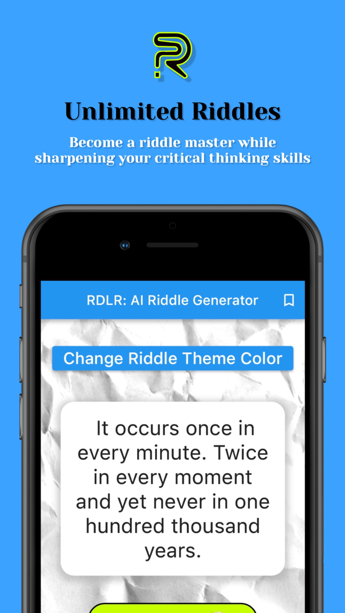 RDLR AI Riddle Generator