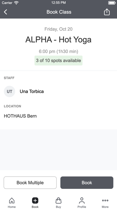 HOTHAUS Yoga Screenshot