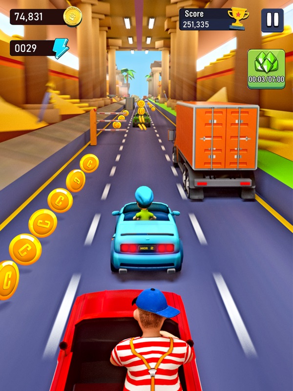 Mini Car Rush Jogos de Carros screenshot 7