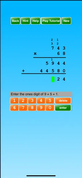 Game screenshot Multiplication School ! ! apk