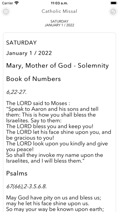 Catholic Misal Screenshot