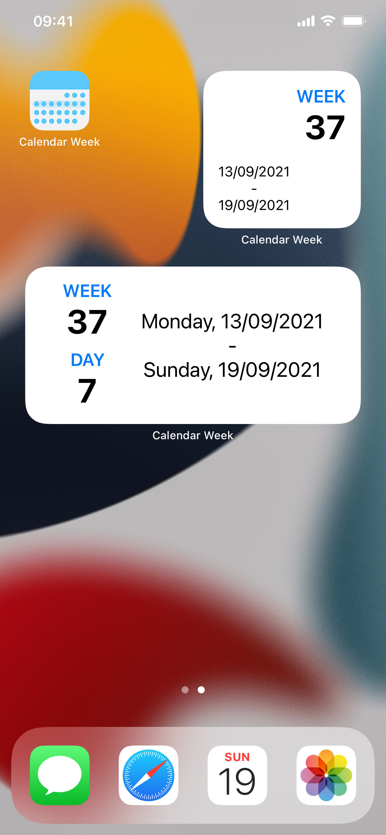Calendar Week