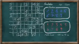 sudoku on chalkboard iphone screenshot 1