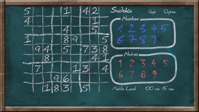 Sudoku on Chalkboard screenshot 1
