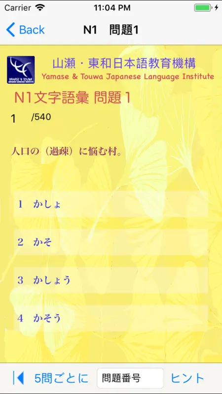 N1 文字語彙 screenshot 5 of 8
