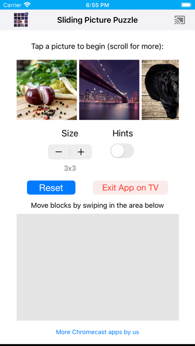 Sliding Picture Puzzle for Chromecast screenshot 2