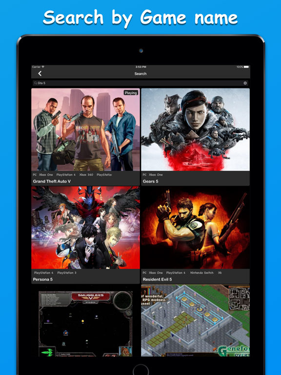 My Games: Collection & Tracker iPad screenshot 6 - Entertainment app