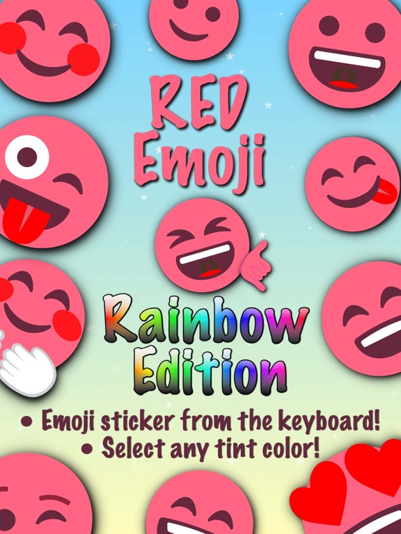 Screenshot #1 for RED Emoji • Stickers