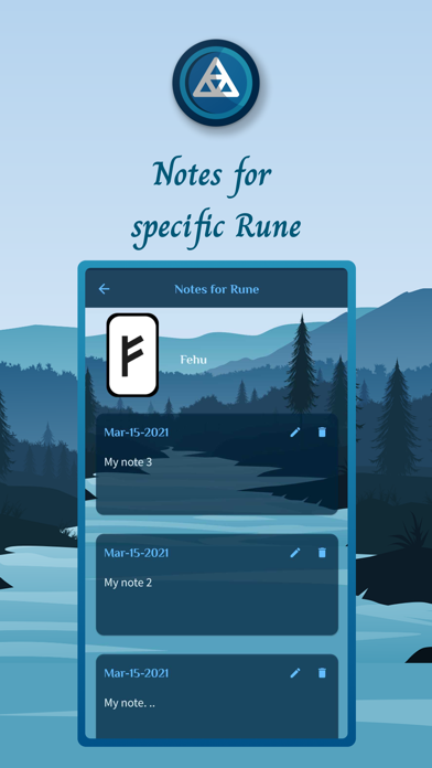 Runes Daily Reading Screenshot