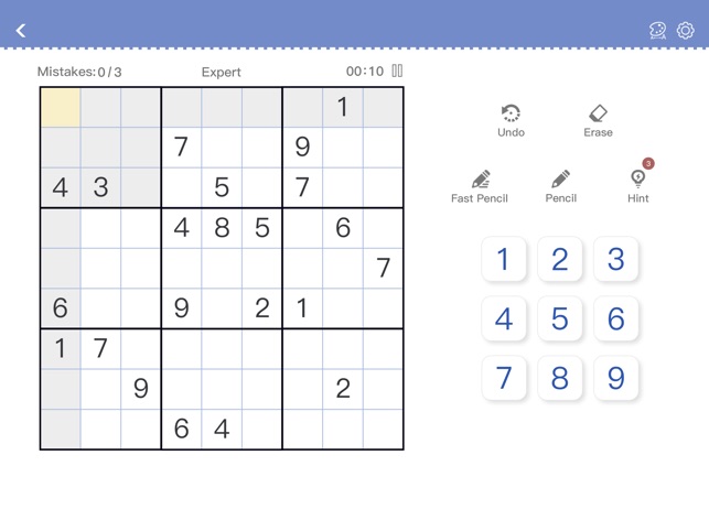 Sudoku online de nível médio - jogue puzzles sudoku de nível médio  gratuitamente