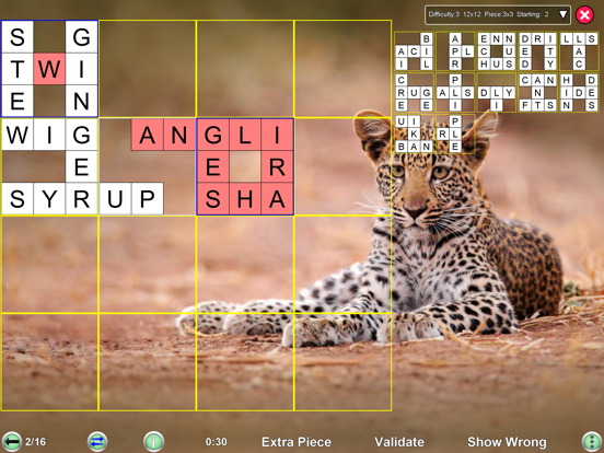Jigsaw Crossword iPad screenshot 8 - Games app