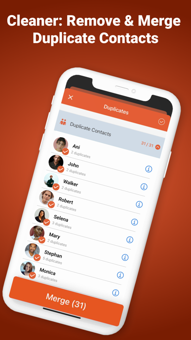 Cleaner Pro - 重複した連絡先の削除のおすすめ画像2