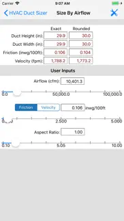 ashrae hvac duct sizer iphone images 4