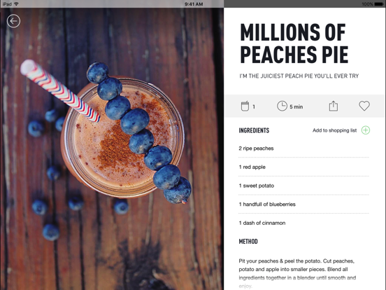 Get Juiced iPad screenshot 4 - Food & Drink app
