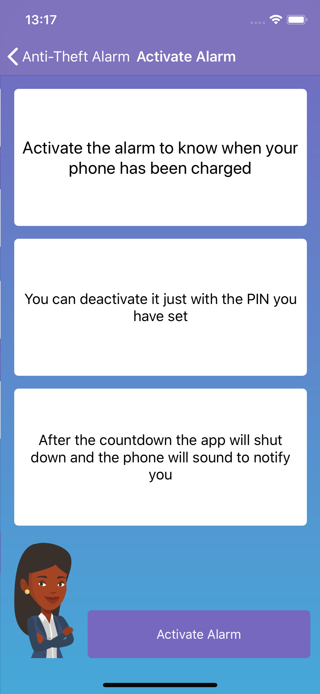 Anti Theft & Battery Alarm