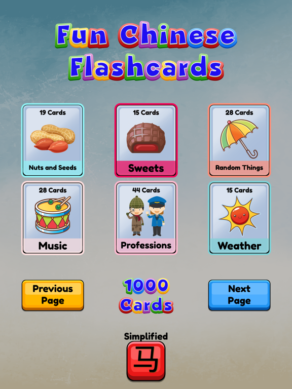 Fun Chinese Flashcards 2025 iPad screenshot 10 - Education app