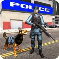 US Police Security Dog Crime logo