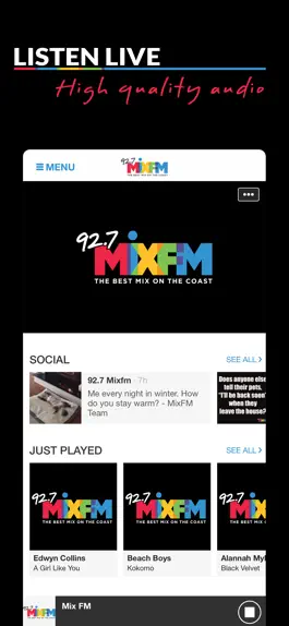 Game screenshot 92.7 MIX FM Sunshine Coast mod apk