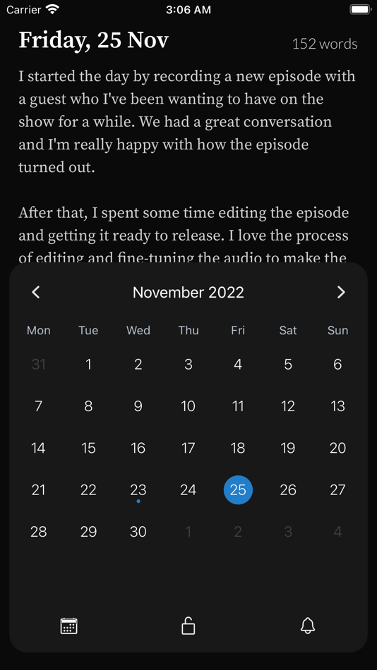 #2. Journaling App (iOS) 由: Domen Bukovac