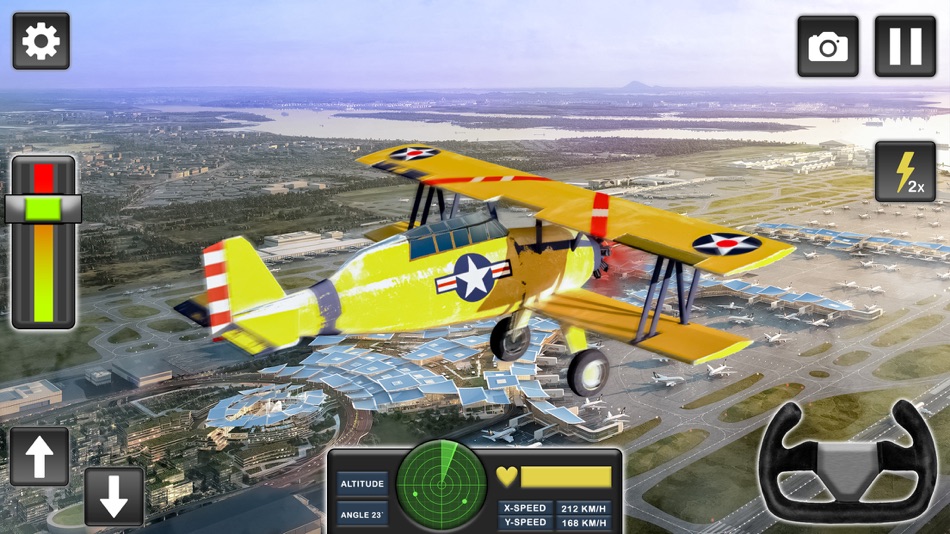 #2. Airplane Simulator Flight 2023 (iOS) 由: Munaim Shah