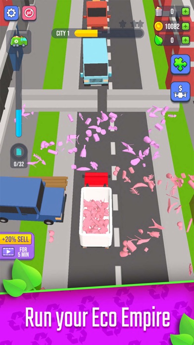 Garbage Truck City Tycoon Screenshot