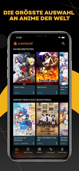 Crunchyroll im App Store