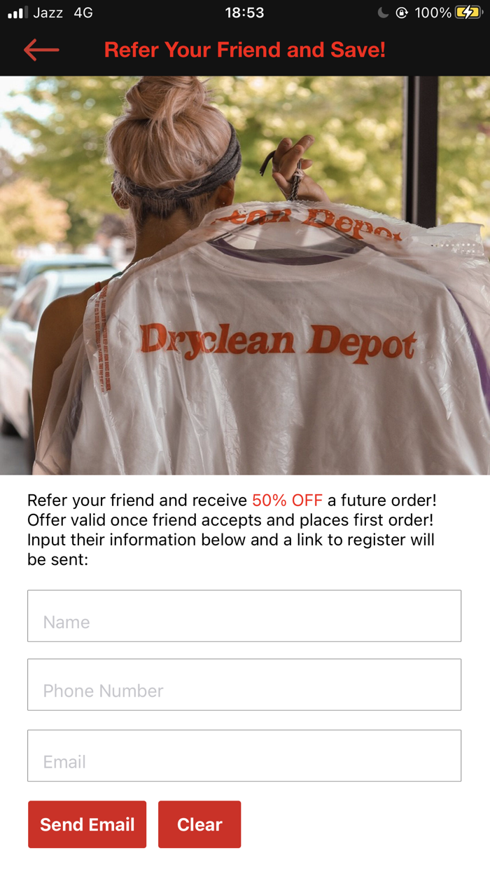 Dryclean Depot Delivers