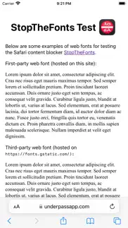 stopthefonts iphone screenshot 4