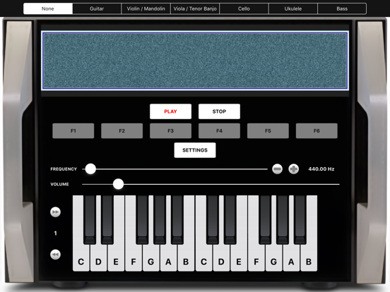 iTuningFork - Tone Generator iPad screenshot