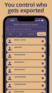 my contacts exporter iphone screenshot 4