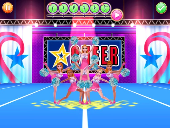 Cheerleader Champion Dance Off iPad app afbeelding 2