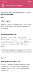 Luther's Small Catechism screenshot #4 for iPhone