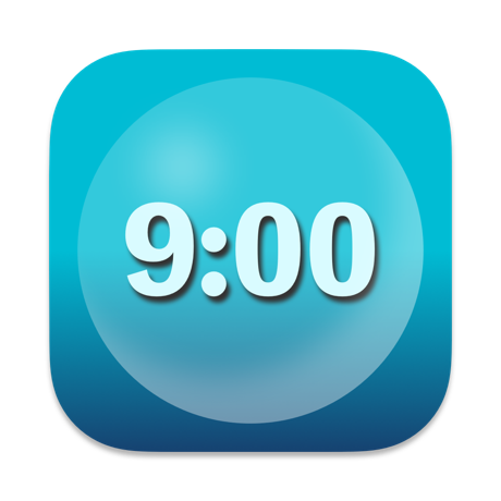 Floating Clock App Icon - Timer and Stopwatch