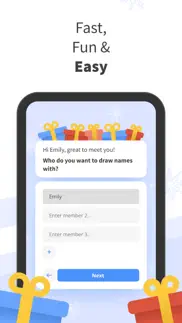 drawnames | secret santa app iphone screenshot 3