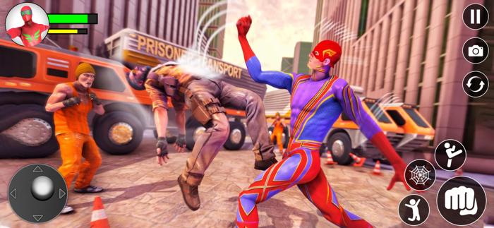 Super Rope Hero - Spider Games