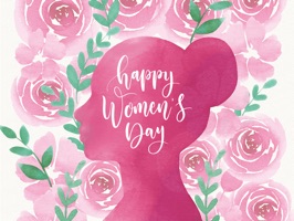 Happy Women's Day Stickers Set