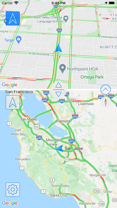 Traffic Maps: realtime info Screenshot