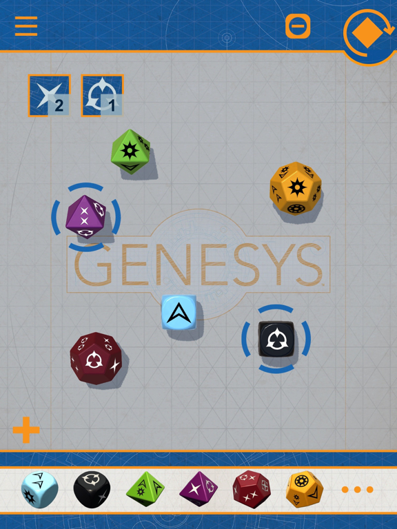 Screenshot #1 for Genesys Dice